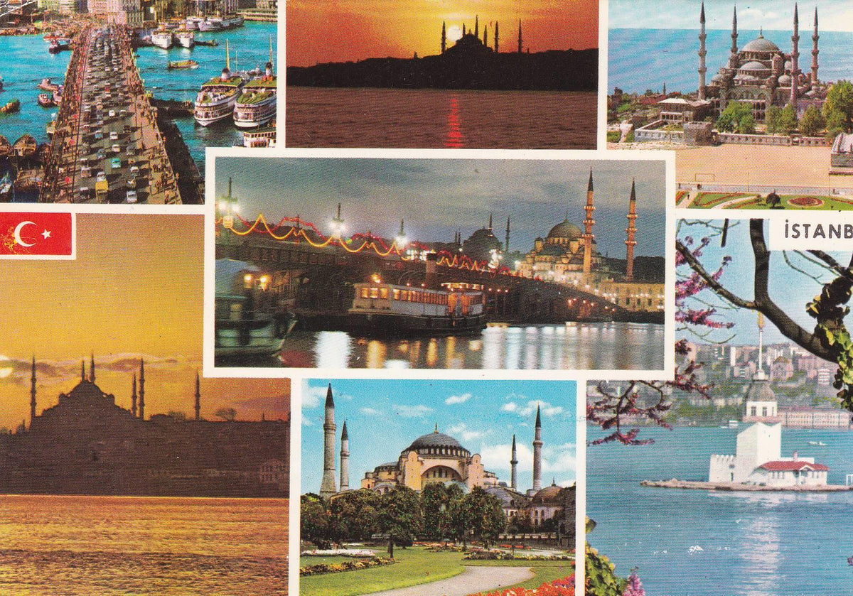 POSTAL 18874: ESTAMBUL:VISTAS CIUDAD