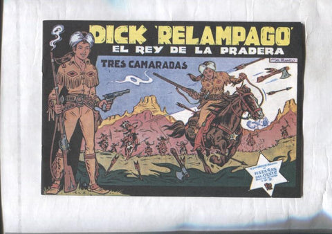 Facsimil: Dick Relampago numero 01: Tres camaradas