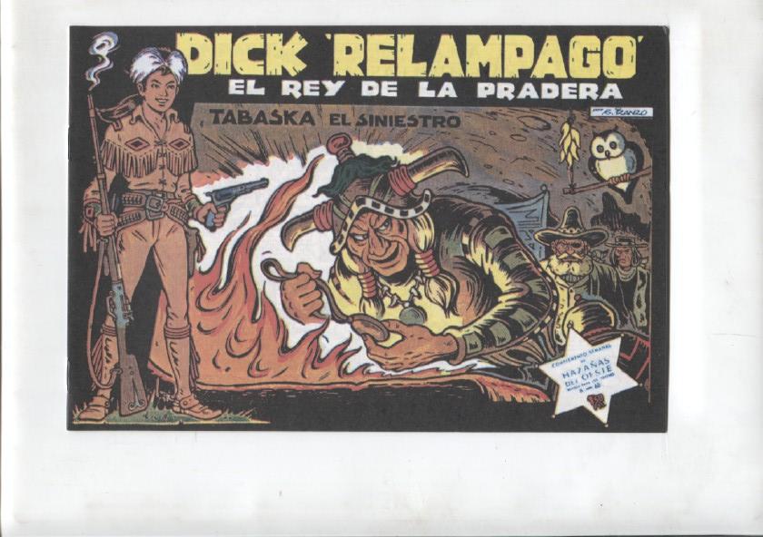 Facsimil: Dick Relampago numero 04: Tabaska el siniestro