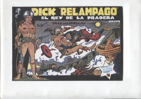 Facsimil: Dick Relampago numero 06: Tras las huellas