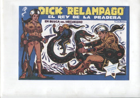 Facsimil: Dick Relampago numero 12; En busca del hechicero