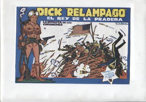 Facsimil: Dick Relampago numero 23: la derrota de los comanches