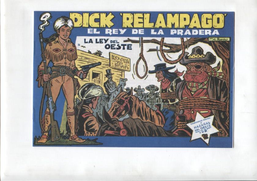 Facsimil: Dick Relampago numero 26: La ley del oeste