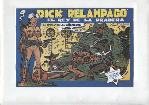 Facsimil: Dick Relampago numero 27: El idolo de los Guenejos