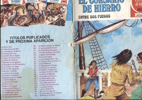 El Corsario de Hierro numero 30: Entre dos fuegos