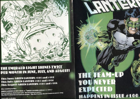Publicidad DC comic de Green Lantern