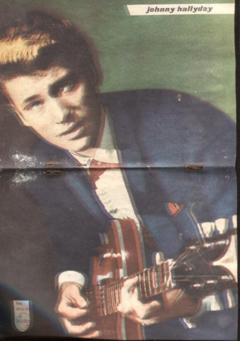 Serenata extra: Confidencias del duo dinamico numero 02: poster central Johnny Hallydday