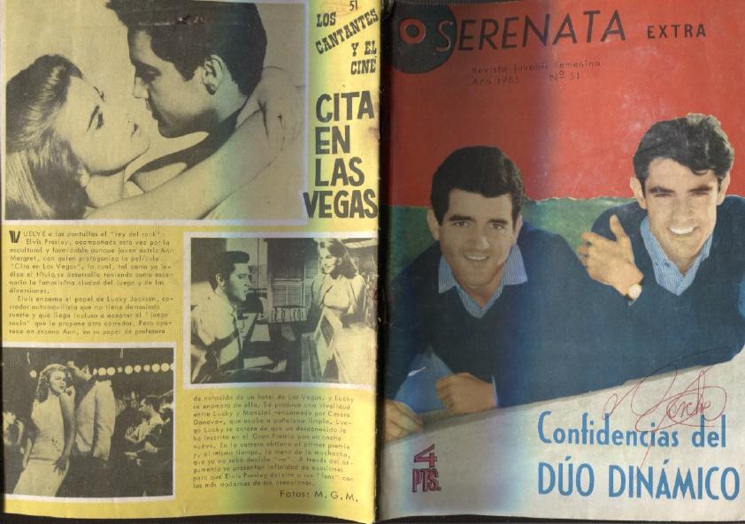 Serenata extra: Confidencias del duo dinamico numero 51: poster central Nina y Frederick y Duo Dinamico