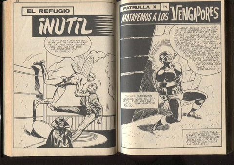 Tomo Vertice : La Patrulla X (tapa carton) numeros ?, damos el titulo inicio cada ejemplar