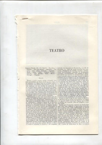 Espasa Calpe: Teatro (30 paginas con grabados)