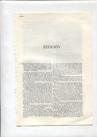 Espasa Calpe: Religion (13 paginas con fotos)