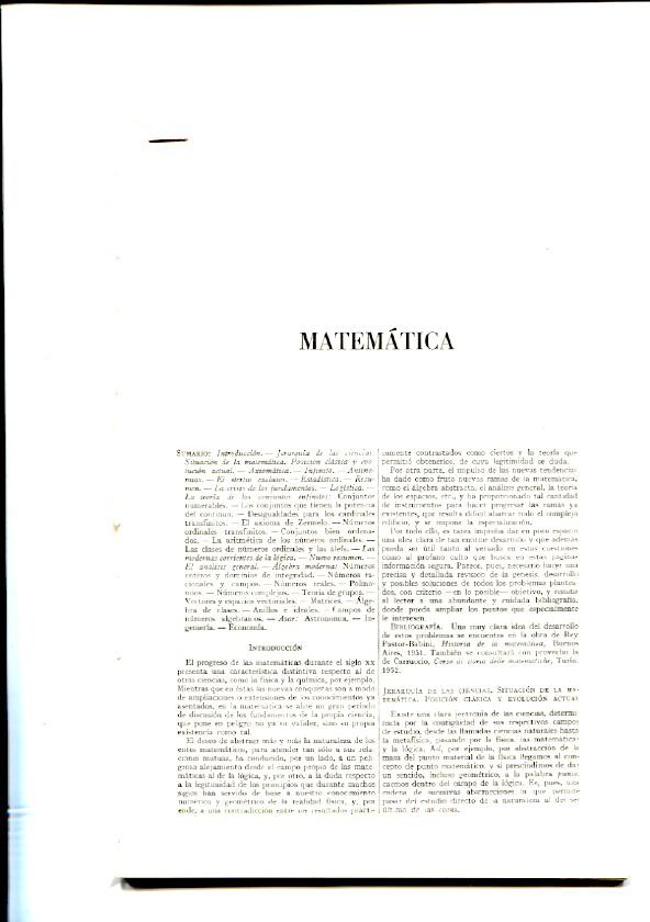 Espasa Calpe: Matematica (67 paginas)
