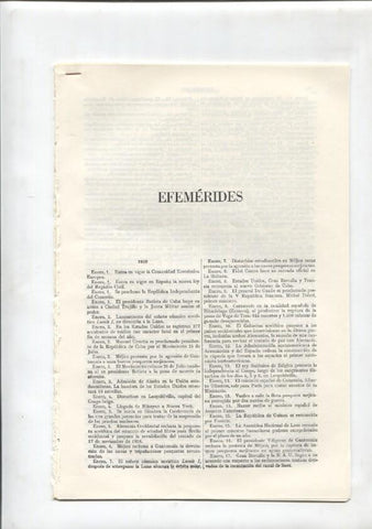 Espasa Calpe: Efemerides (20 paginas)