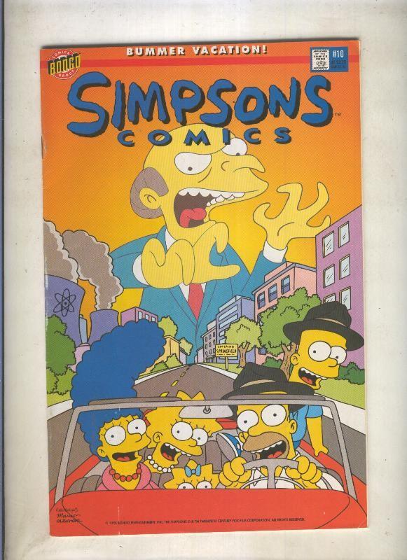 Simpsons comics numero 10