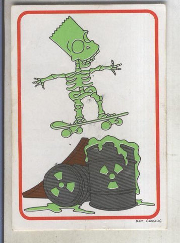 Cromo numero 089 de The Simpsons la coleccion de cromos de Springfield