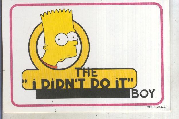 Cromo numero 059 de The Simpsons la coleccion de cromos de Springfield