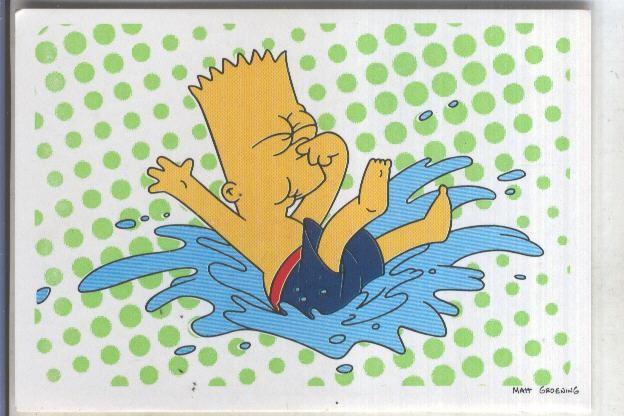 Cromo numero 132 de The Simpsons la coleccion de cromos de Springfield
