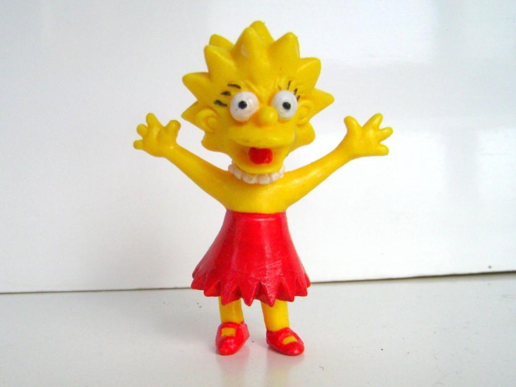 Muñeco de goma: LISA SIMPSON / LOS SIMPSONS (Fox 1991)