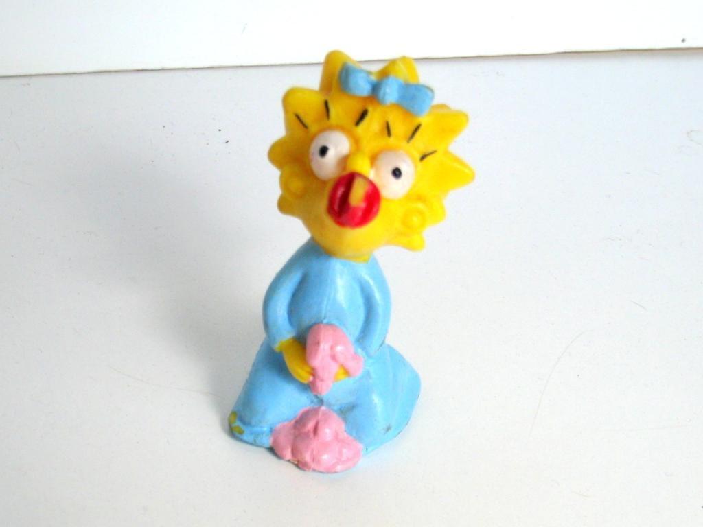 Muñeco de goma: MAGGIE SIMPSON / LOS SIMPSONS (Fox 1991)