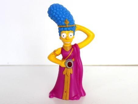 Muñeco de goma y PLASTICO: MARGE SIMPSON/ LOS SIMPSONS (Burger King 2011)