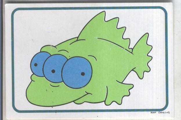 Cromo numero 118 de The Simpsons la coleccion de cromos de Springfield