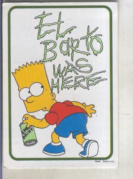 Cromo numero 060 de The Simpsons la coleccion de cromos de Springfield