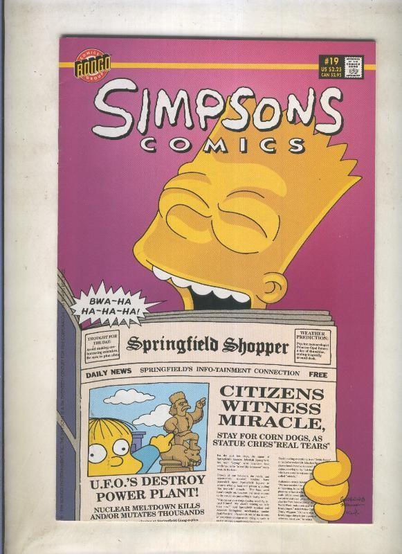 Simpsons comics numero 19
