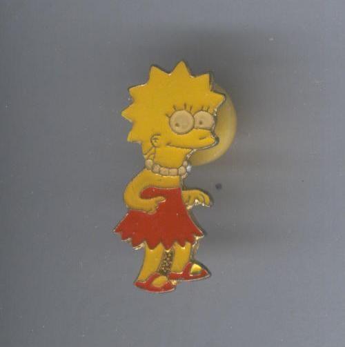 Pins metal: Lissa de la serie Los Simpson