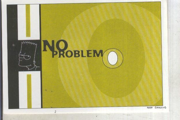Cromo numero 003 de The Simpsons la coleccion de cromos de Springfield