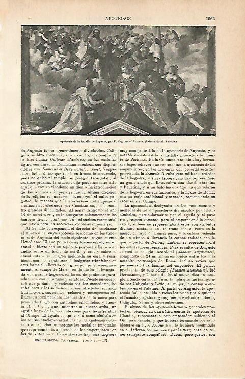 LAMINA ESPASA 7071: Apostoles en la batalla de Lepanto por Cagliari
