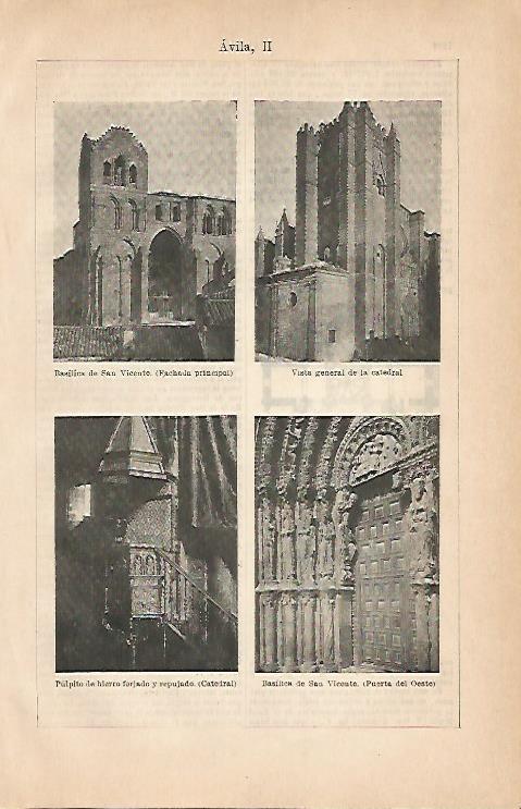 LAMINA ESPASA 7169: Catedral de Avila