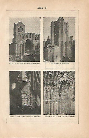 LAMINA ESPASA 7169: Catedral de Avila