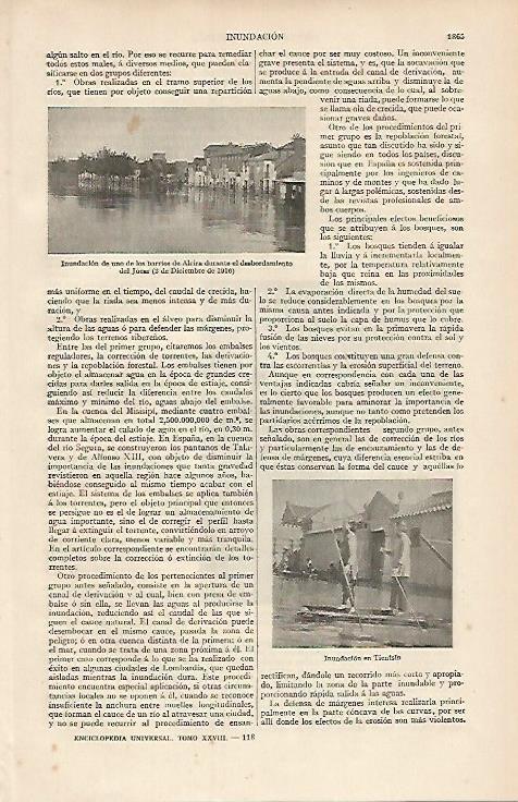 LAMINA ESPASA 7205: Inundacion en Alcira y en Tientsin