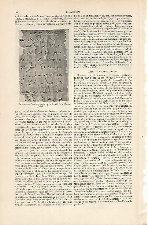 LAMINA ESPASA 7257: Escritura arabe en papiro
