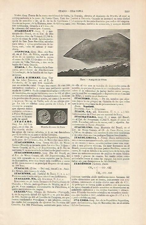 LAMINA ESPASA 7269: Acropolis de Ulises en Itaca Grecia