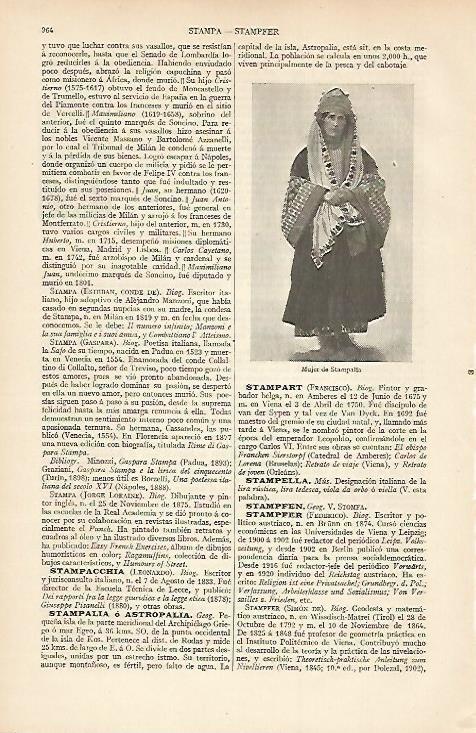 LAMINA ESPASA 7417: Mujer de Stampalia Grecia