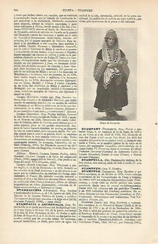 LAMINA ESPASA 7417: Mujer de Stampalia Grecia
