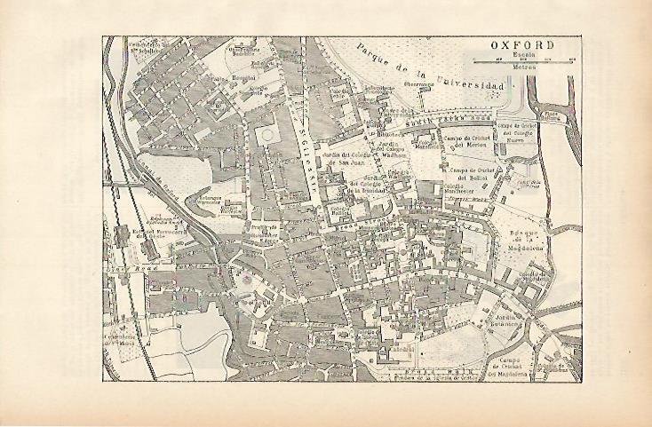 LAMINA ESPASA 7665: Plano de Oxford