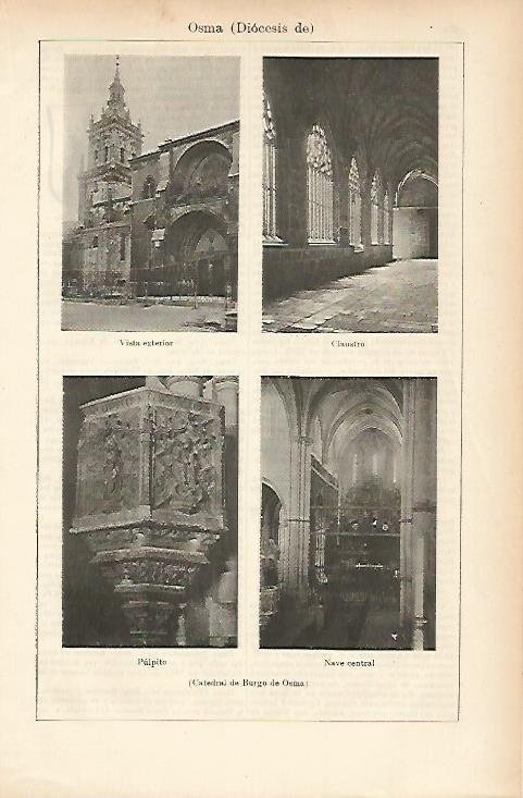 LAMINA ESPASA 7641: Catedral de Burgo de Osma