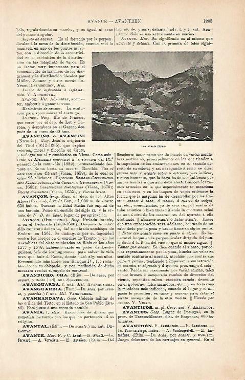 LAMINA ESPASA 7153: Los Avants Suiza