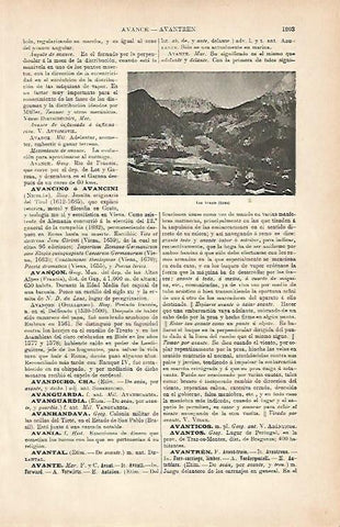 LAMINA ESPASA 7153: Los Avants Suiza