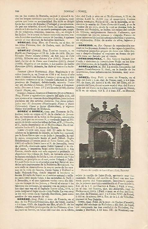 LAMINA ESPASA 7477: Castillo de Sorel Francia