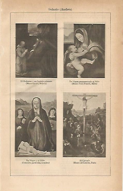 LAMINA ESPASA 7297: Pinturas de Andres Solario