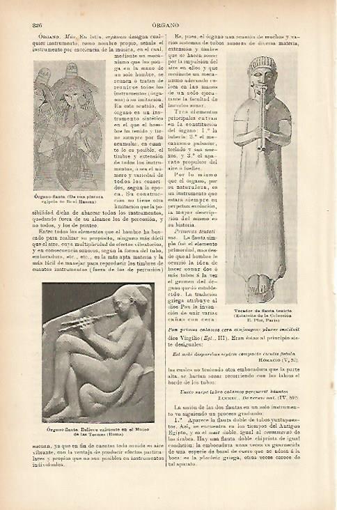 LAMINA ESPASA 7589: Tocador de flauta de Egipto Fenicia y Grecia