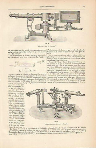 LAMINA ESPASA 7840: Espectroscopio de Steinheil