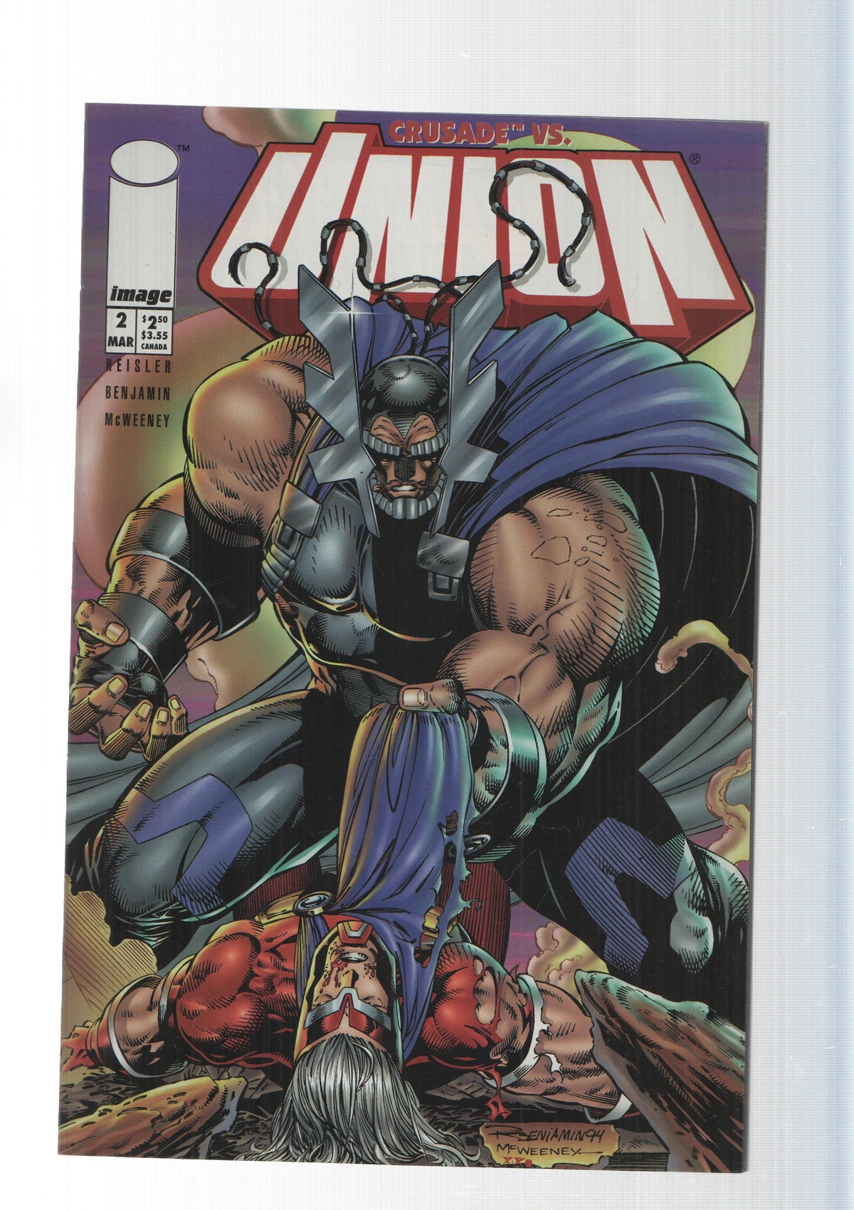 Image Comics: Union num 2 - Crusade vs. Wildstorm production.