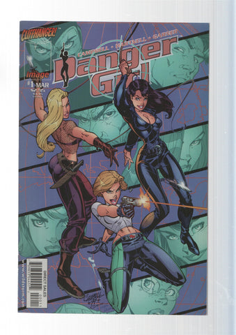 Image: Danger Girl num 1, Dangerously Yours. Cliffhanger