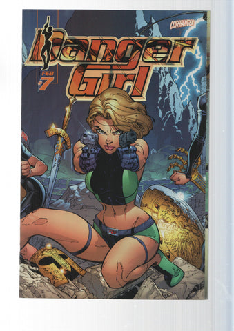 WildStorm: Danger Girl num 7, Into the Danger Zone. Cliffhanger