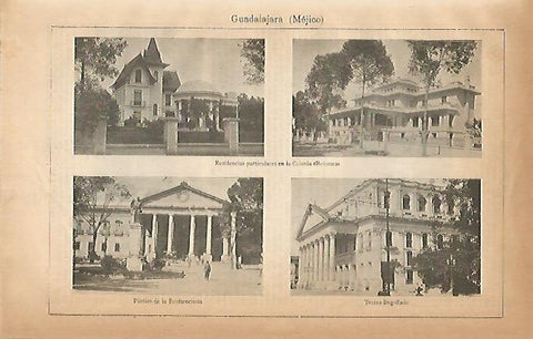 LAMINA ESPASA 2219: Lugares de Guadalajara Mexico