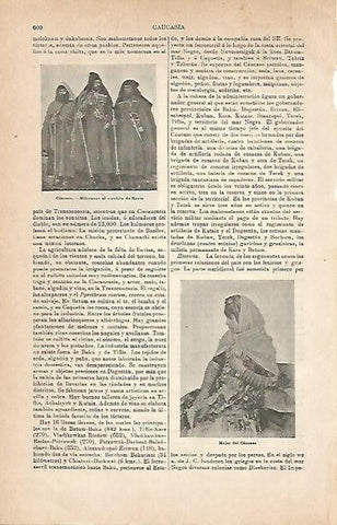 LAMINA ESPASA 2988: Habitantes del Caucaso